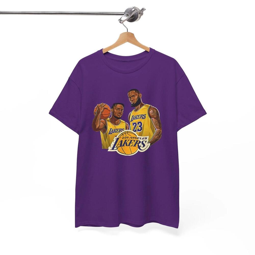 Bronny James And Lebron James Graphic Tee